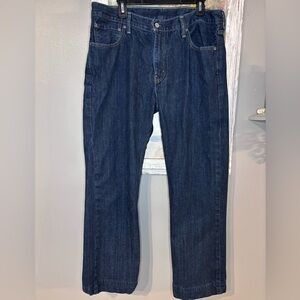 Levi's 527 Jeans Mens 38 X 29 Blue Slim Fit Boot Cut Dark Wash Denim Pants